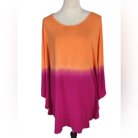 Lucky & Coco Boho Ombre Tie Dye Cover Up Women’s Size Small - Picture 1 of 6